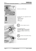 Предварительный просмотр 8 страницы Nokia NSM-4 Series Disassembly & Troubleshooting Instructions