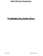 Предварительный просмотр 1 страницы Nokia NSM-9DX Troubleshooting Instructions