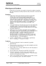 Preview for 5 page of Nokia NSW-5 Series Service Manual