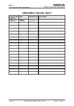 Preview for 188 page of Nokia NSW-5 Series Service Manual