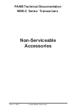 Preview for 261 page of Nokia NSW-5 Series Service Manual