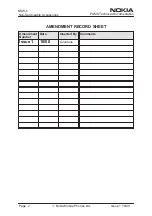 Preview for 262 page of Nokia NSW-5 Series Service Manual