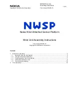 Preview for 1 page of Nokia NWSP Assembly Instructions Manual
