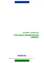 Nokia OBSERVATION CAMERA Support Manual предпросмотр