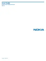 Предварительный просмотр 1 страницы Nokia Power Keyboard SU-42 User Manual