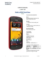 Preview for 1 page of Nokia PureView 808 Service Manual