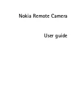 Preview for 1 page of Nokia Remote Camera User Manual