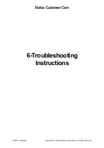 Nokia RH-59 Troubleshooting Instructions preview