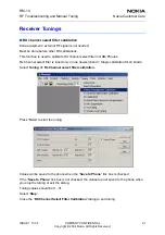 Preview for 21 page of Nokia RM-14 Rf Troubleshooting And Manual Tuning