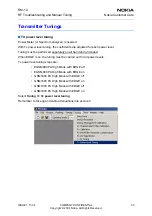 Preview for 33 page of Nokia RM-14 Rf Troubleshooting And Manual Tuning