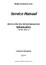 Nokia RM-343 Service Manual preview