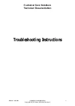 Предварительный просмотр 1 страницы Nokia RM-4 Troubleshooting Instructions