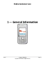 Предварительный просмотр 11 страницы Nokia RM-57 Service Manual