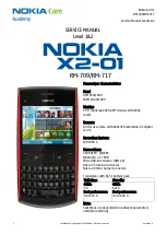 Preview for 1 page of Nokia RM-709 Service Manual