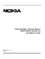 Preview for 1 page of Nokia RoofTop R240 Installation Manual