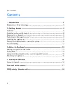 Preview for 4 page of Nokia SU-8W - Wireless Keyboard User Manual