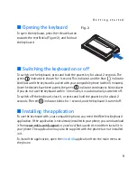 Предварительный просмотр 9 страницы Nokia SU-8W - Wireless Keyboard User Manual