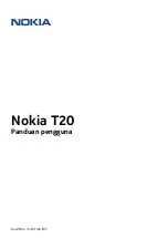Preview for 1 page of Nokia T20 Manual