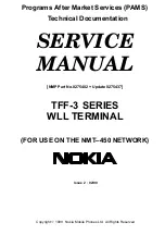 Предварительный просмотр 1 страницы Nokia TFF-3 Series Service Manual