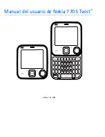 Preview for 63 page of Nokia TWIST 7705 User Manual