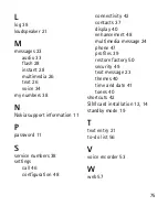 Preview for 76 page of Nokia Vodafone 2630 User Manual