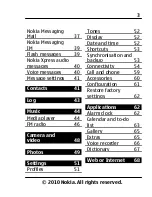 Предварительный просмотр 3 страницы Nokia X2-00 User Manual