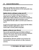 Предварительный просмотр 12 страницы Nokia X2-00 User Manual