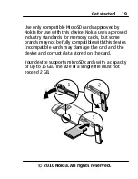 Предварительный просмотр 19 страницы Nokia X2-00 User Manual