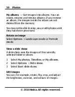 Предварительный просмотр 50 страницы Nokia X2-00 User Manual