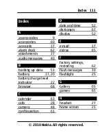 Предварительный просмотр 111 страницы Nokia X2-00 User Manual