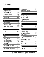 Предварительный просмотр 112 страницы Nokia X2-00 User Manual