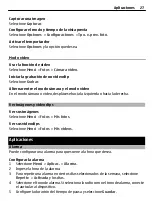 Preview for 27 page of Nokia X2-01 (Spanish) Manual Del Usuario