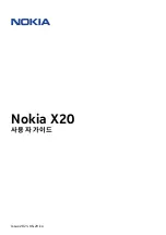 Nokia X20 User Manual предпросмотр