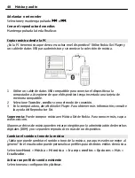 Предварительный просмотр 48 страницы Nokia X3-02 (Spanish) Manual Del Usuario