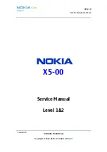 Nokia X5-00 Service Manual предпросмотр