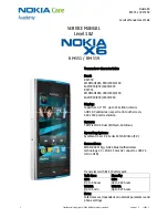 Nokia X6 Service Manual preview