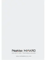 Предварительный просмотр 32 страницы Nokta MAKRO Racer 2 User Manual