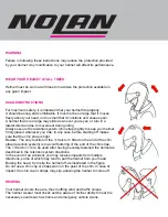 Preview for 4 page of Nolan N20 Traffic Safety And Instructions For Use