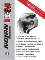 Предварительный просмотр 1 страницы Nolan N33EVO Safety And Instructions For Use