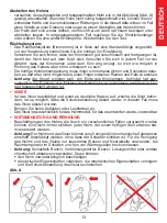 Предварительный просмотр 13 страницы Nolan N64 Safety And Instructions For Use