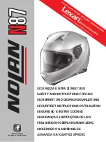 Предварительный просмотр 1 страницы Nolan N87 Safety And Instructions For Use