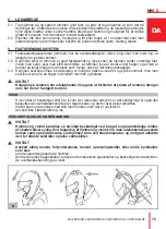 Предварительный просмотр 73 страницы Nolan N90-3 Safety And Instructions For Use