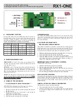 Предварительный просмотр 2 страницы nologo RX1-ONE Manual