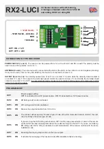 nologo RX2-LUCI Quick Start Manual предпросмотр