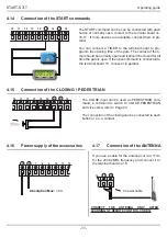 Preview for 35 page of nologo START-S7LT Manual And Operating Manual For The Installer