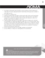 Preview for 3 page of NOMA 011-2031-8 Instruction Manual