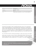 Предварительный просмотр 3 страницы NOMA 043-5116-4 Instruction Manual