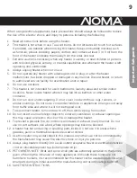 Предварительный просмотр 9 страницы NOMA 043-5116-4 Instruction Manual