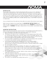 Preview for 7 page of NOMA 043-5999-2 Instruction Manual