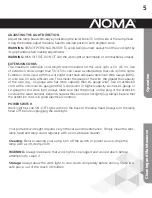 Предварительный просмотр 5 страницы NOMA 052-0938-6 Instruction Manual